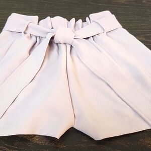 Aritzia Wilfred Paperbag Pink Tie Shorts Size 8
